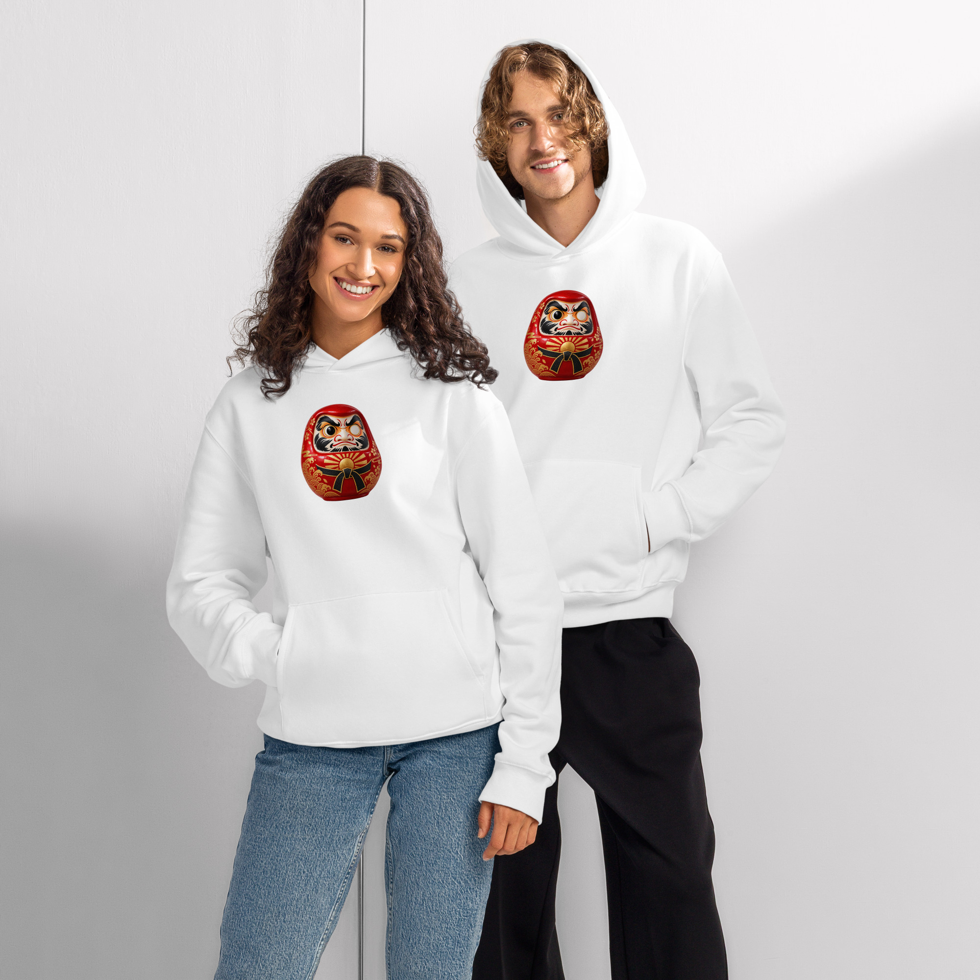 Sweat à capuche épais oversize DARUMA